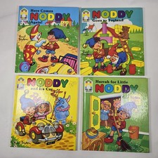 Noddy Book Bundle Lot Enid Blyton Noddy Library 1990 Collection of 4 Vintage