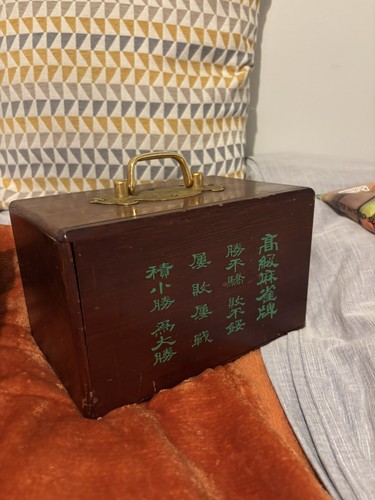 Antique chinese mahjong - antique,
