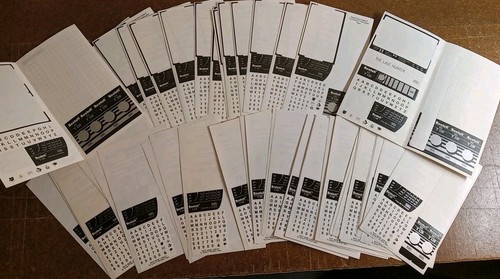 Large vhs label lot - 50+,