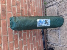   POP UP TENT  Steel poles with AWNING. Utility Tent  Unused. Privacy/Protect.