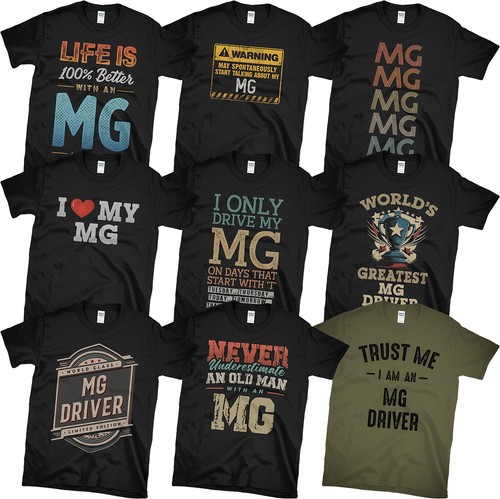 Car driver shirts pick - mg,