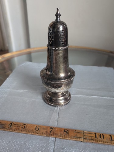 Vintage silver plate sugar - silver,