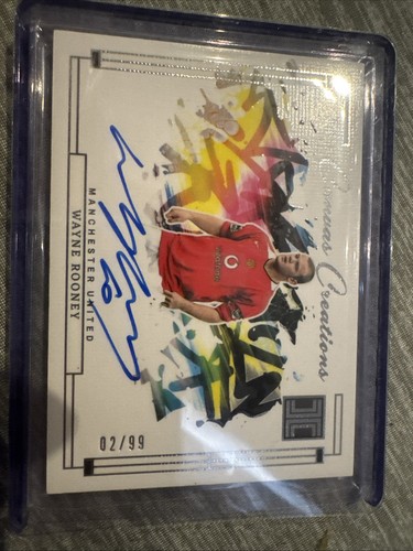 Wayne rooney card autograph - rooney,