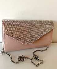 Lipsy Clutch Bag, Nude Dusky