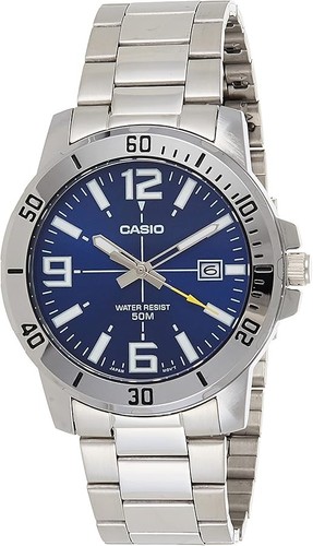 Casio enticer analog stainless - casio,