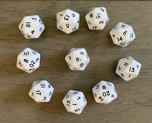 Sided dice d20 - 20-sided, dice,