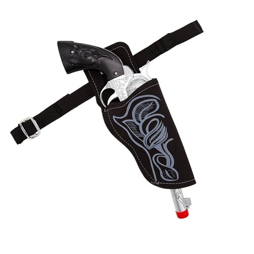 Mens black plastic cowboy - mens,