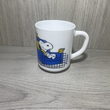 Peanuts snoopy glass mug - peanuts,