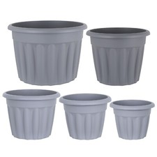 4 x Plastic Round Garden