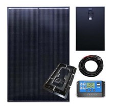 Black 250w solar - black, panel