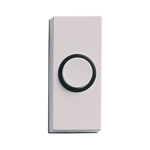 Sesame bell push - bell, white