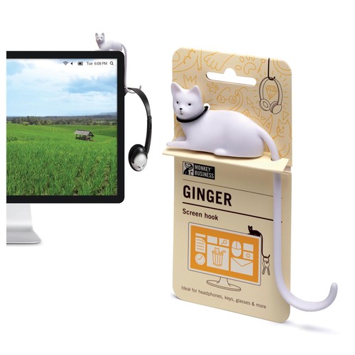 Ginger the cat tail hook - hook, for