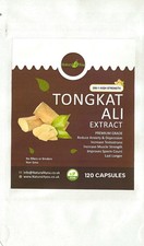 Tong Ali Capsules 200:1 High Strength Root Extract Male Enhancer & Test Boost UK