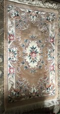 Vintage Wool Rug 36” X 69”