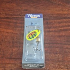 Vibrax Spinners 1 Pack Size 4 yellow -Inline rotex spinner lure-Chub Perch Trout