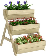 Outsunny 3 Tier 66L Raised