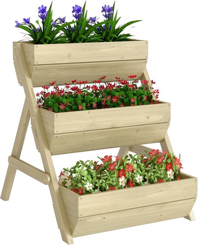Outsunny tier 66l raised - tier,