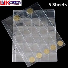 5pcs 30 Pockets Plastic Coin
