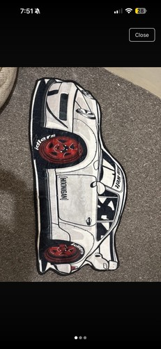 Porsche hoonigan rug - porsche,