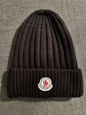 Moncler Black Beanie Hat-One