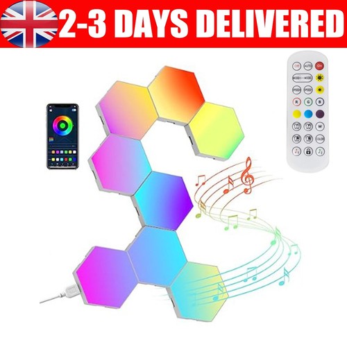 Led hexagon lights panels - led,