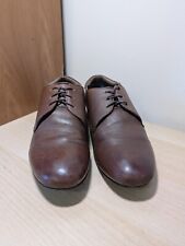 MENS BROWN LEATHER ASK THE MISSUS SIZE 9.5 EU 44 LACE UP SHOES
