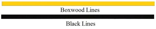 Packs square boxwood or - boxwood,