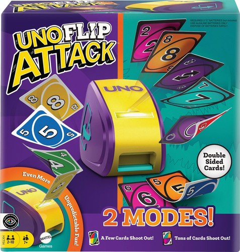 Uno flip attack card - uno, game
