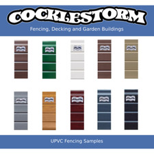 UPVC Garden Fence Panel Sample