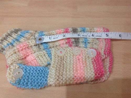 Hand knitted dog - 5'',