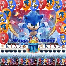 Blue Sonic the Hedgehog Party