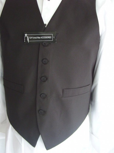 Boys black waistcoat size - boys,