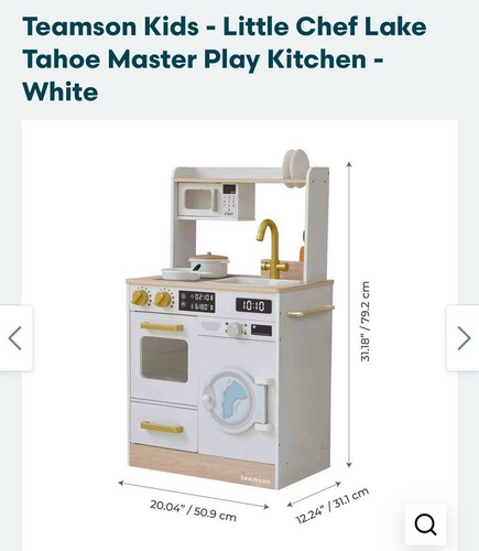 Wooden play kitchen little - play,