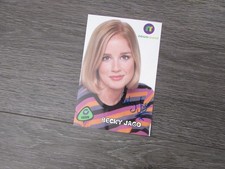 Becky Jago Newsround BBC CBBC TV News Presenter Original Hand Signed Photo Card