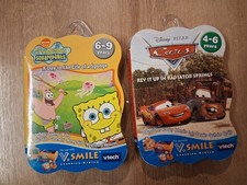 VTech V.Smile Games SpongeBob SquarePants And Disney Pixel Cars 