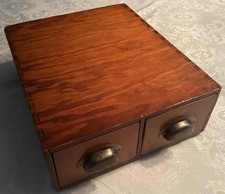 Vint. Card Catalog File