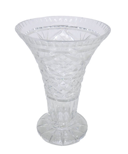 Crystal vase small cut - crystal, clear