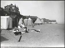 Tents on beach at Sandsend