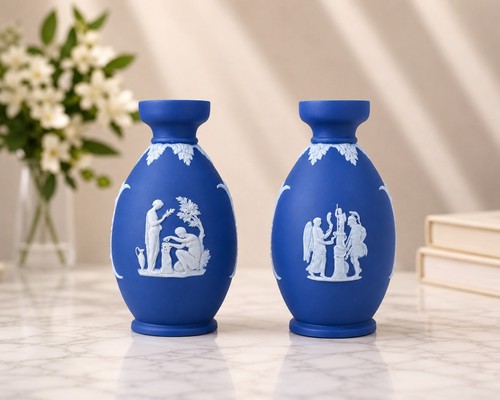 Antique wedgwood cobalt blue - antique,