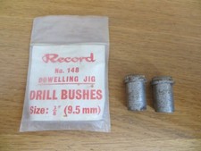 Two Record Drill Bushes for