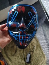 Halloween Purge Mask Battery