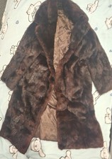 Vintage Real Fur Coat  Size M