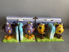 Cartoon Dog Figurine Bookends