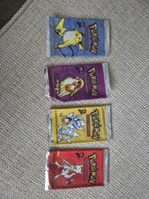Pokemon Base Set 2 EMPTY Booster Pack Set x 4 WOTC