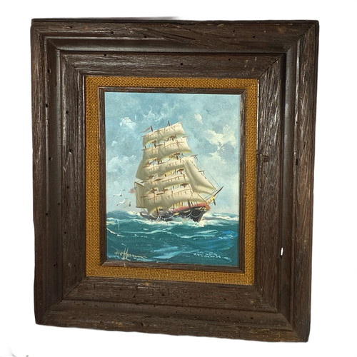 Nautical oil painting william - oil,