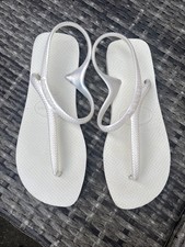 Havaianas Flash Urban Sandals Off White Size 39 UK 6