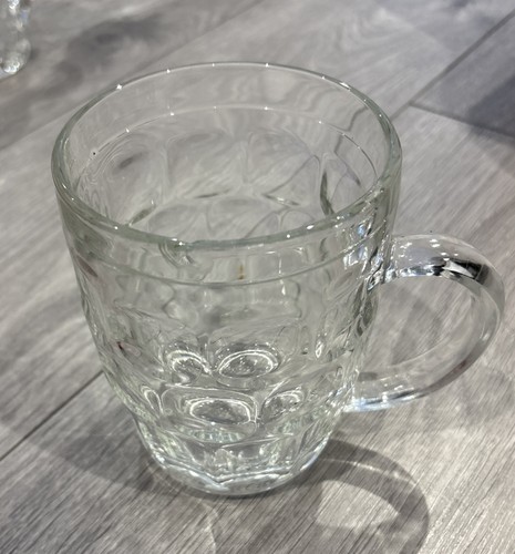 Vintage clear glass beer - vintage,