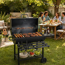 Large portable charcoal bbq - portable,
