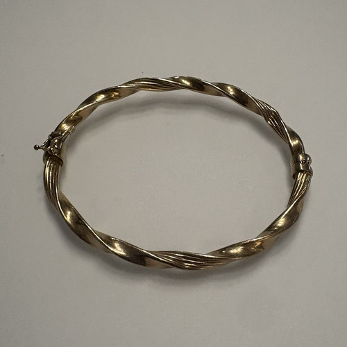 9ct yellow gold - 9ct, twisted