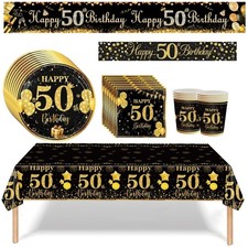 50th Birthday banner backdrop